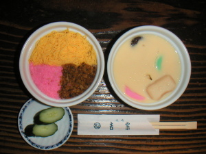 蒸し寿司セット